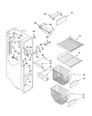 Freezer liner parts