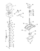 Motor and ice container parts
