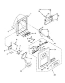 Dispenser front parts