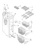 Freezer liner parts