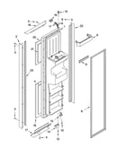 Freezer door parts