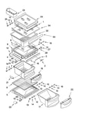 Refrigerator shelf parts
