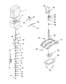 Motor and ice container parts