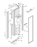 Freezer door parts