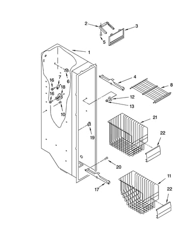 Freezer liner parts