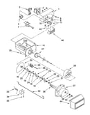 Motor and ice container parts