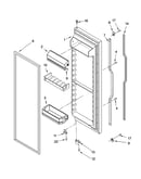 Refrigerator door parts
