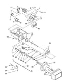 Motor and ice container parts