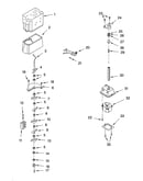 Motor and ice container parts