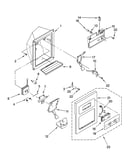 Dispenser front parts