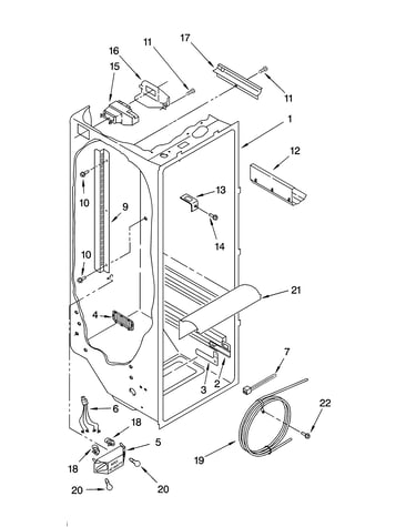 Refrigerator liner parts