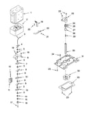 Motor and ice container parts