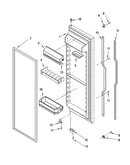 Refrigerator door parts