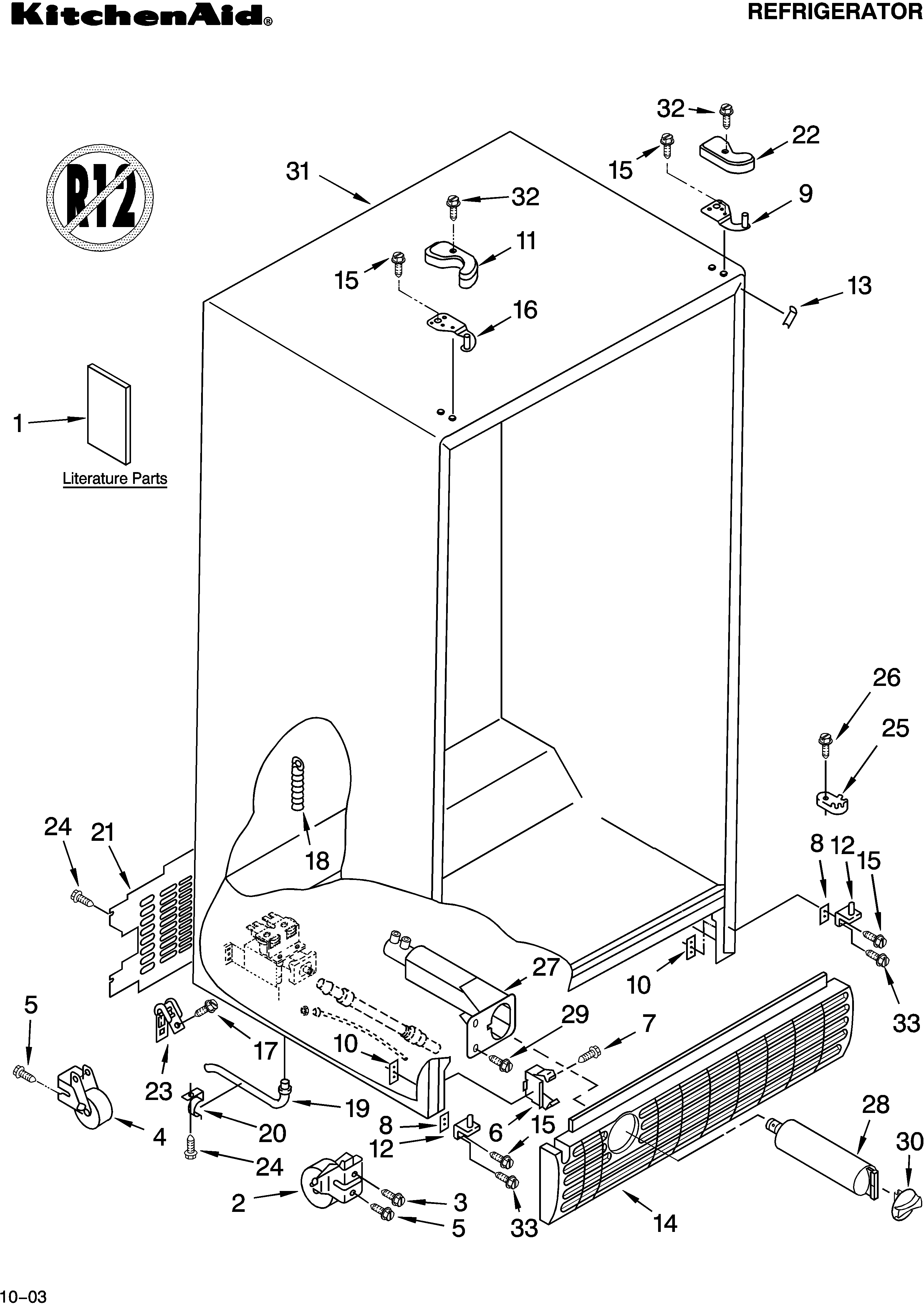 Cabinet parts