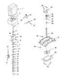 Motor and ice container parts