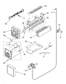 Icemaker parts, parts not illustrated