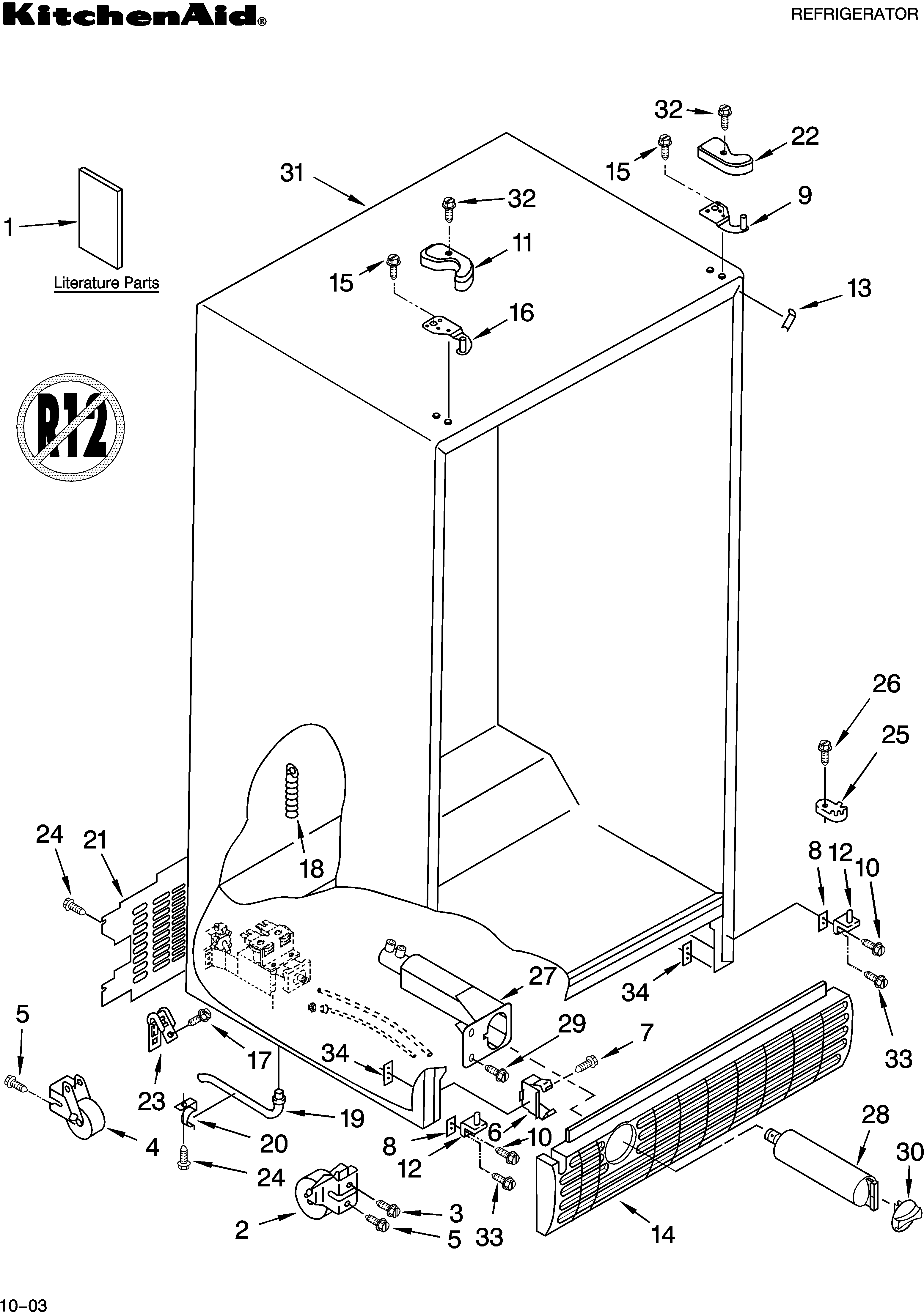 Cabinet parts
