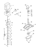 Motor and ice container parts
