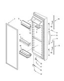 Refrigerator door parts