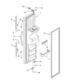 Freezer door parts