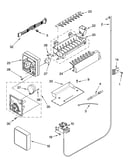 Icemaker parts, parts not illustrated