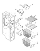 Freezer liner parts