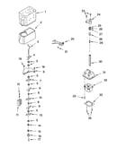 Motor and ice container parts