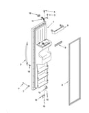 Freezer door parts