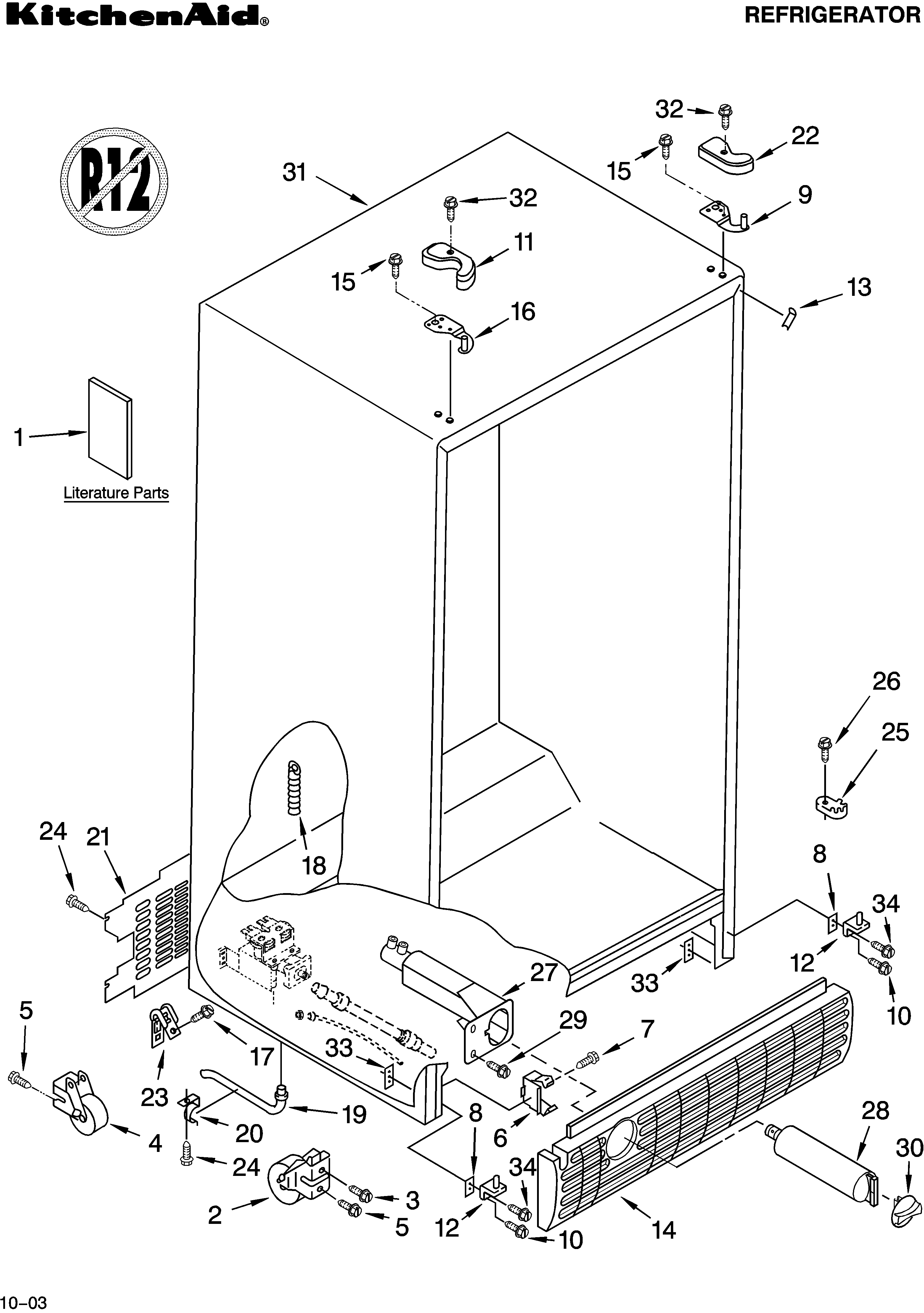 Cabinet parts
