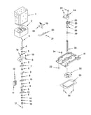 Motor and ice container parts