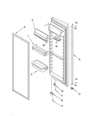 Refrigerator door parts
