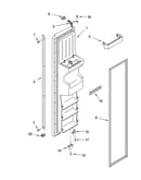 Freezer door parts