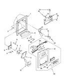 Dispenser front parts