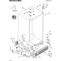 KitchenAid KSRS27ILSS13 cabinet parts diagram