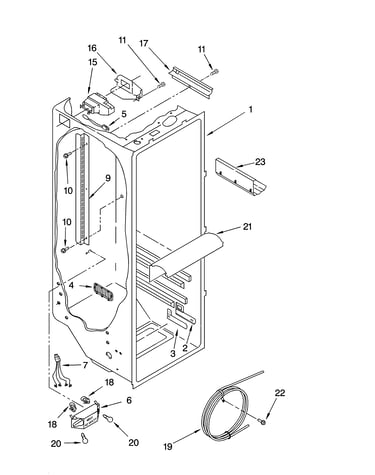 Refrigerator liner parts