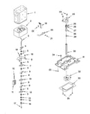 Motor and ice container parts