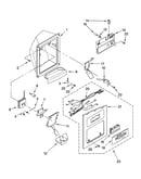 Dispenser front parts