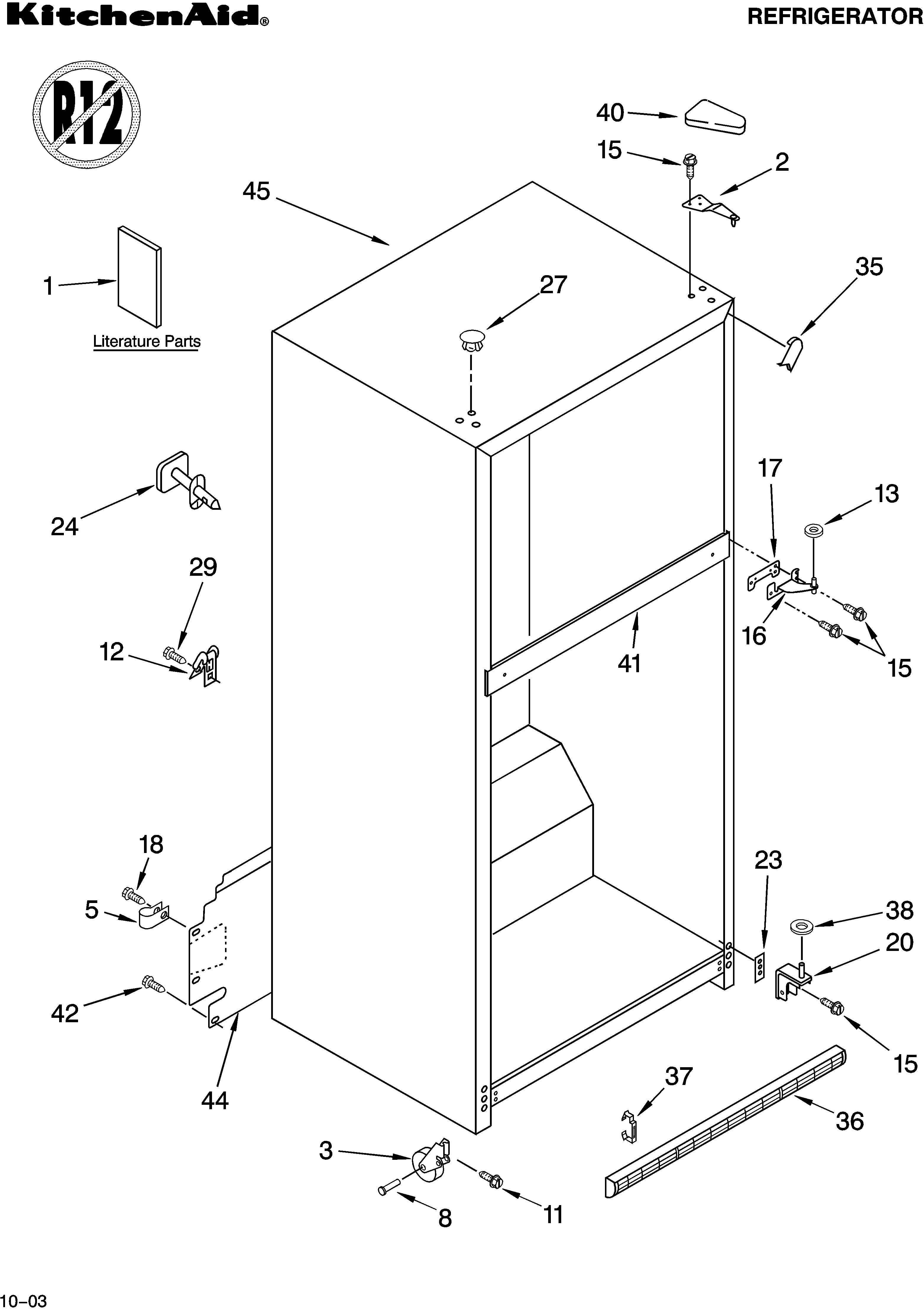 Cabinet parts