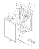 Refrigerator door parts