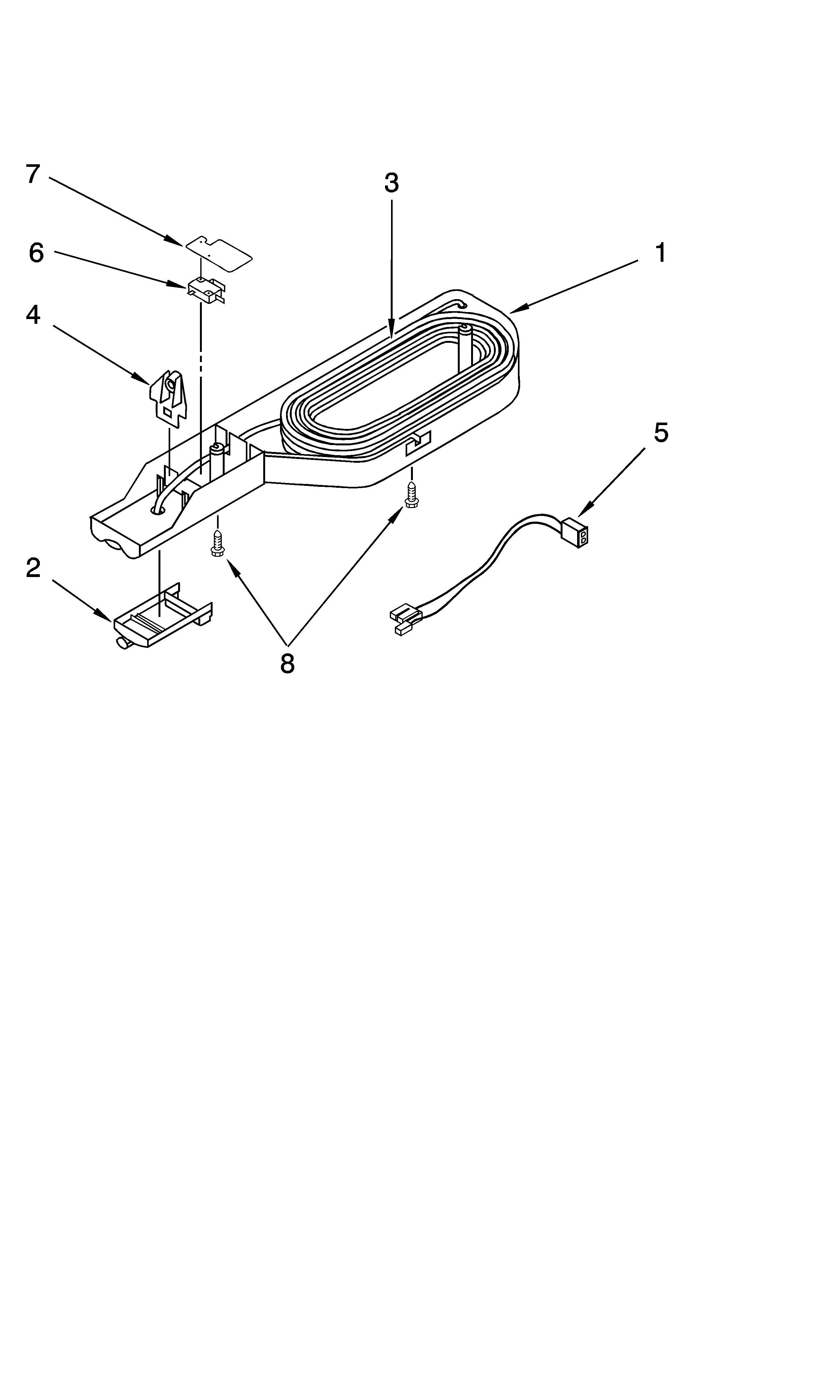 Water dispenser parts, optional parts