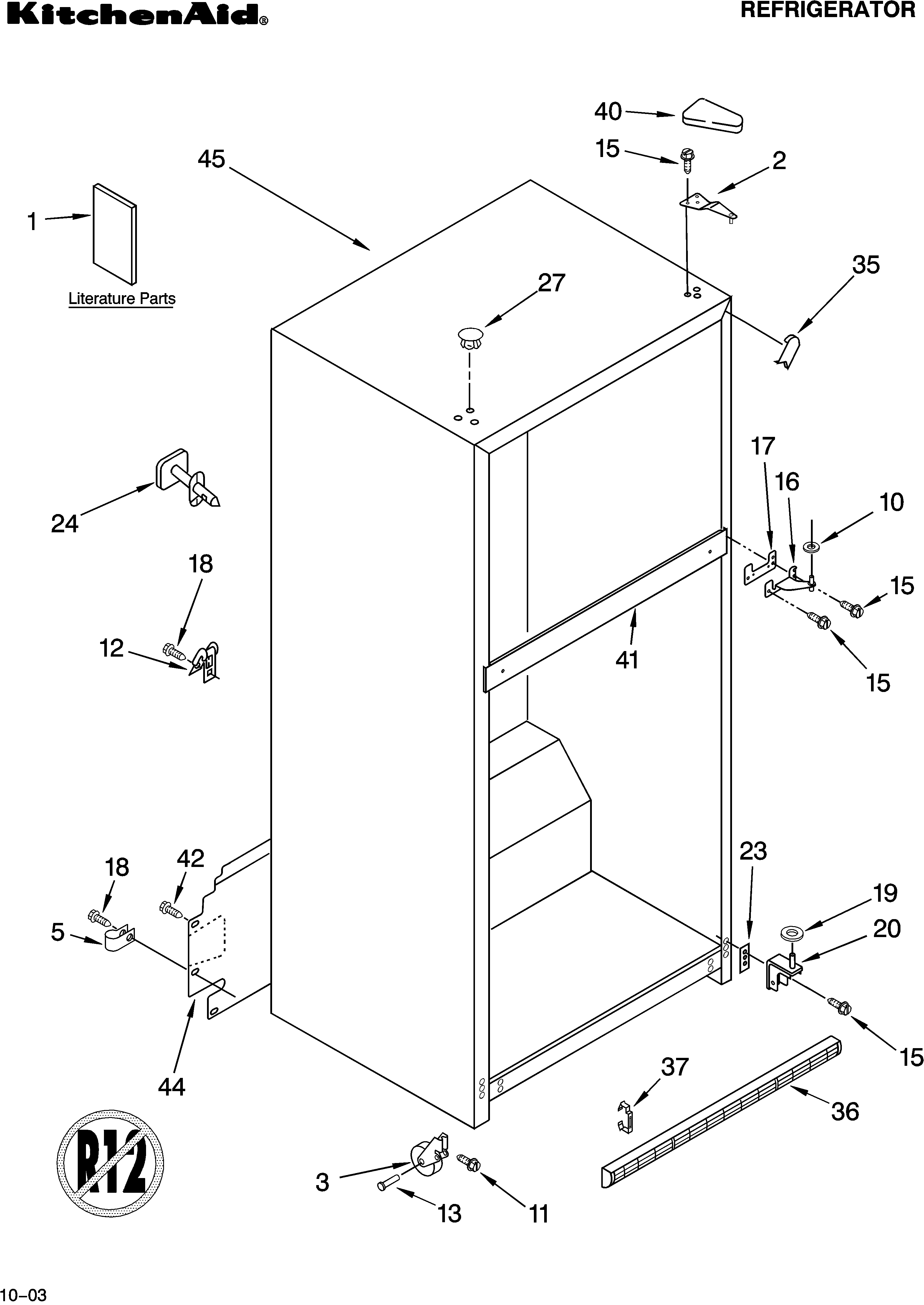 Cabinet parts