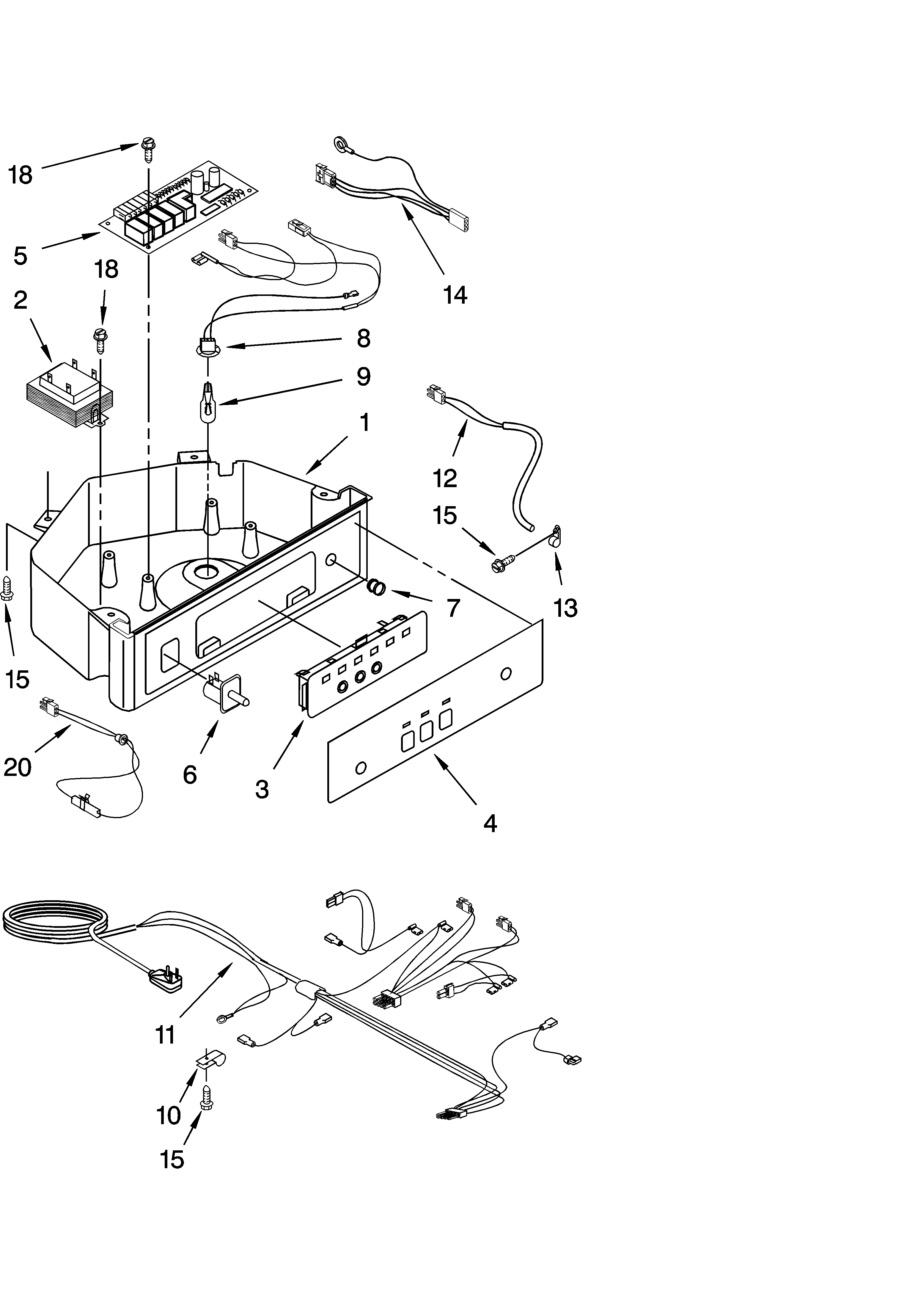 Control panel parts