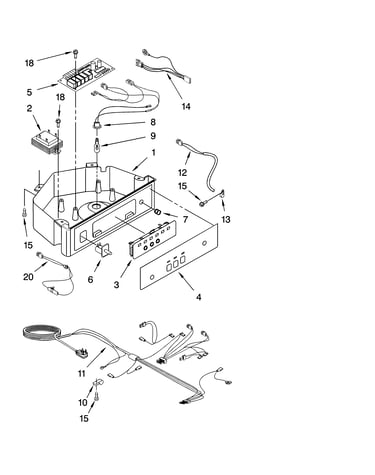 Control panel parts