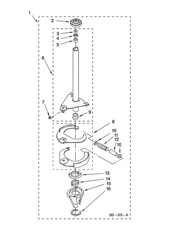 Brake and drive tube parts