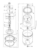 Agitator, basket and tub parts