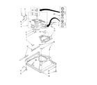 Whirlpool LSQ9549LW2 machine base parts diagram