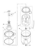 Agitator, basket and tub parts