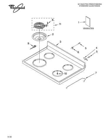 Cooktop parts