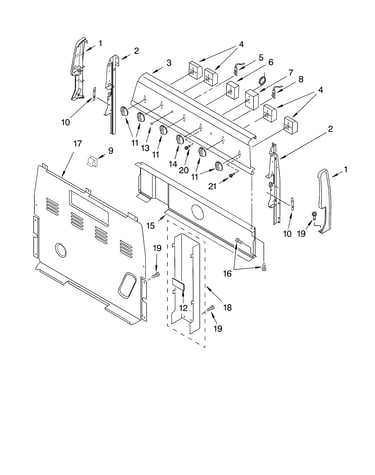 Control panel parts