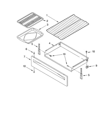 Drawer & broiler parts